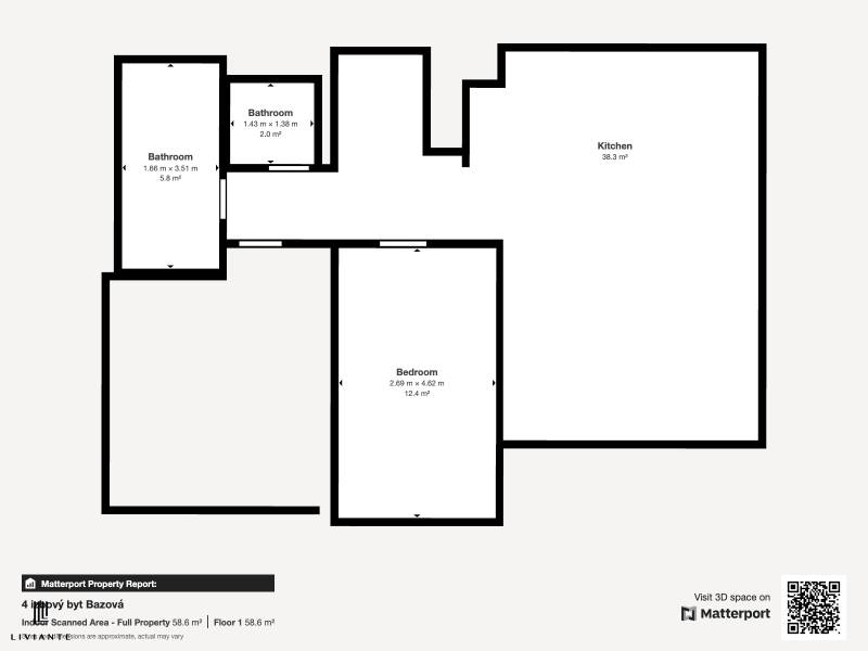 Rent Two bedroom apartment, Two bedroom apartment, Bazová, Bratislava 