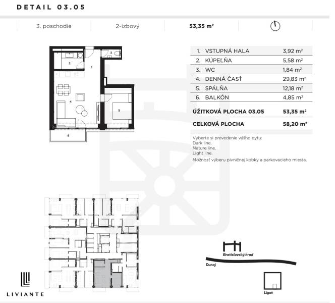 Sale One bedroom apartment, One bedroom apartment, Krasovského, Bratis
