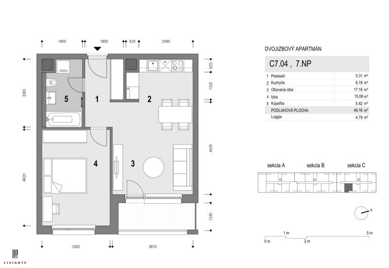 Rent One bedroom apartment, One bedroom apartment, Bazová, Bratislava 