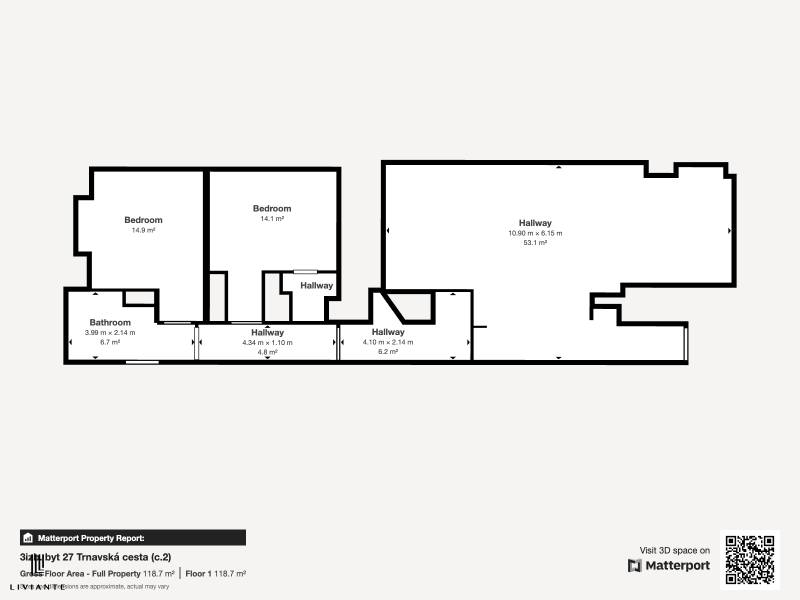 Rent Two bedroom apartment, Two bedroom apartment, Trnavská cesta, Bra