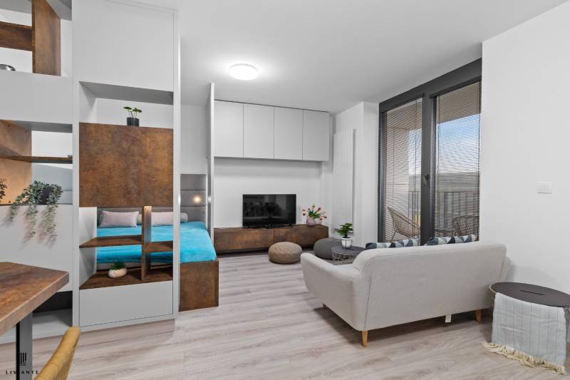 Rent Studio, Studio, Junácka, Bratislava - Nové Mesto, Slovakia