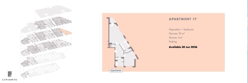 Rent One bedroom apartment, One bedroom apartment, Mudroňova, Bratisla