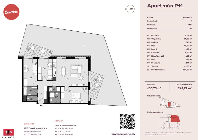 Sale Three bedroom apartment, Three bedroom apartment, Maríny Paulinyo