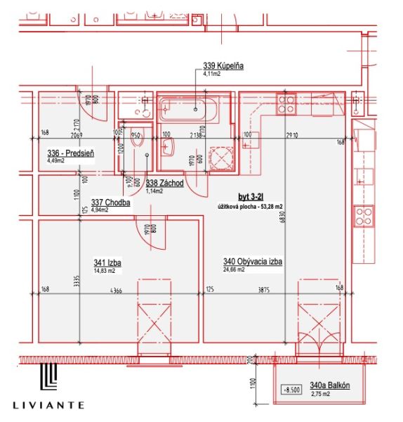 Sale One bedroom apartment, One bedroom apartment, Bzinská, Nové Mesto